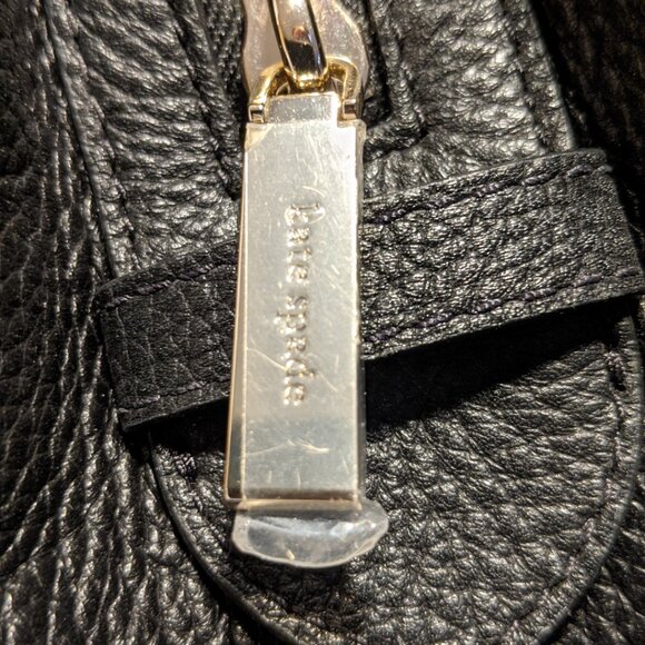 KATE SPADE NEW YORK LEILA LEATHER MEDIUM TOTE SHOULDER BAG $399 Black - Picture 5 of 16